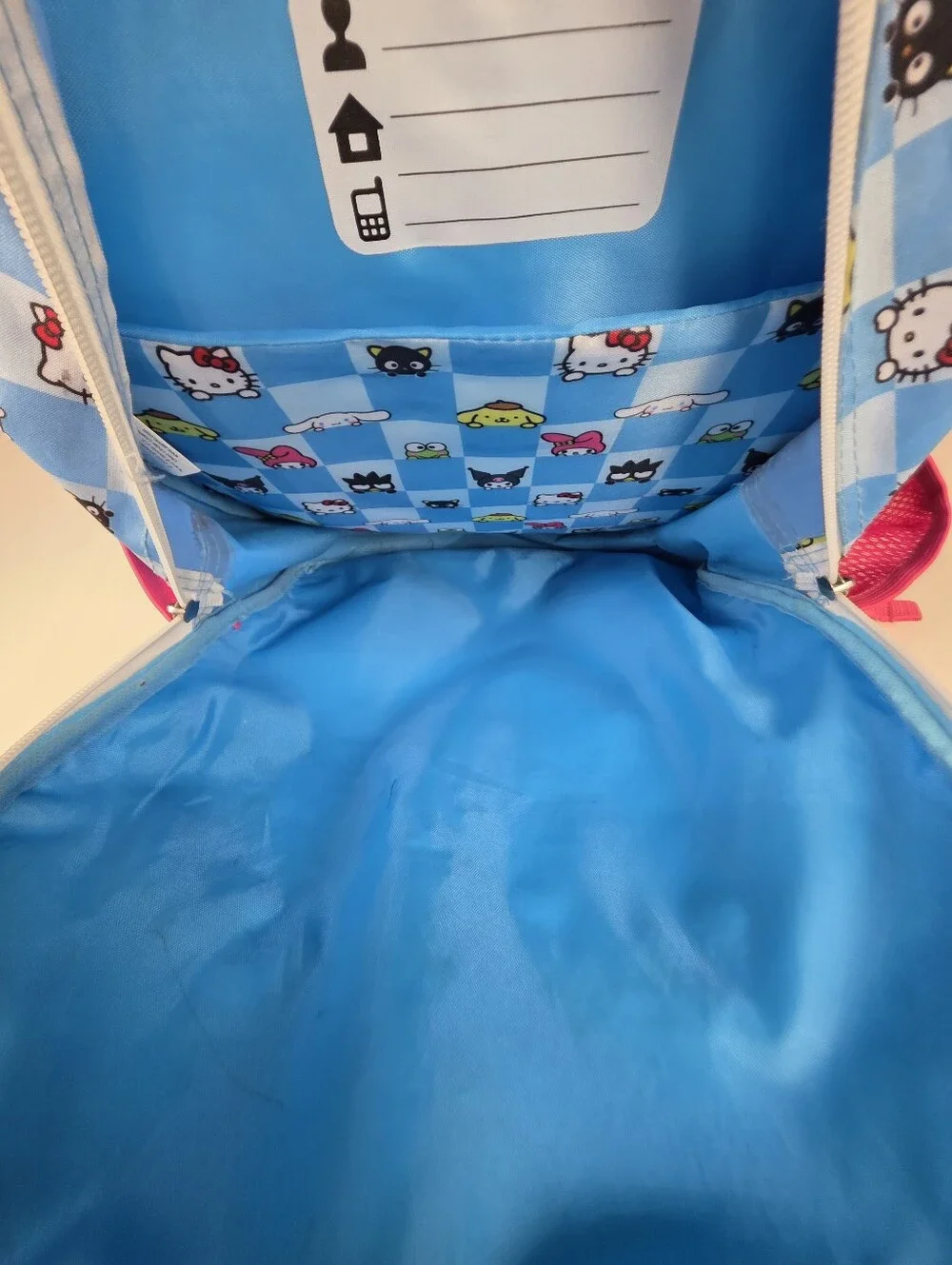 Hello Kitty & Friends Sequin Holographic Backpack Blue Pink Sanrio